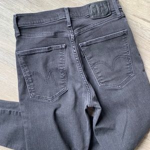 LEVIS black mile high skinny jeans